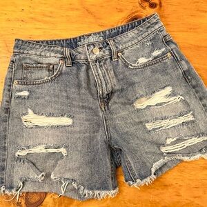 Wild Fable Ripped Light Blue Jean Shorts